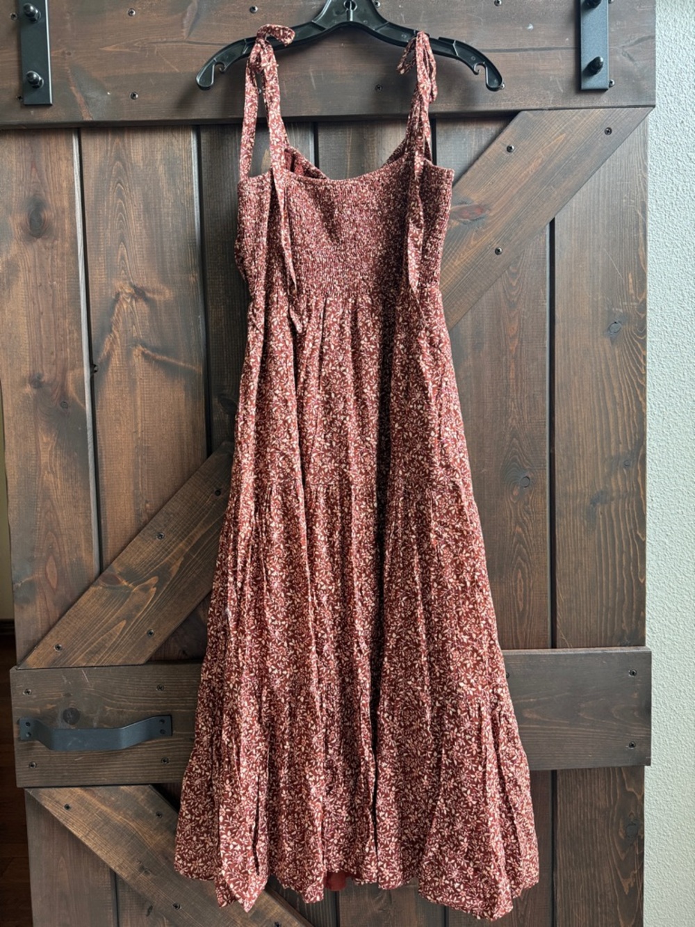 Madewell Lucie Tie-Strap Tiered Midi Dress in Florentine Floral - Picture 2 of 2